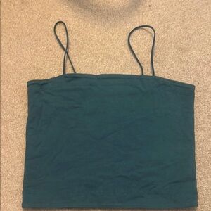 Turquoise Cropped Tank